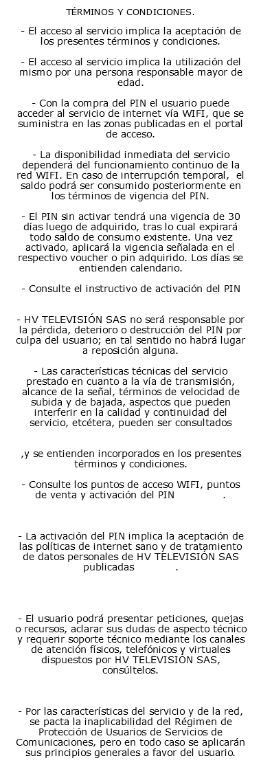  TÉRMINOS Y CONDICIONES. ﷯